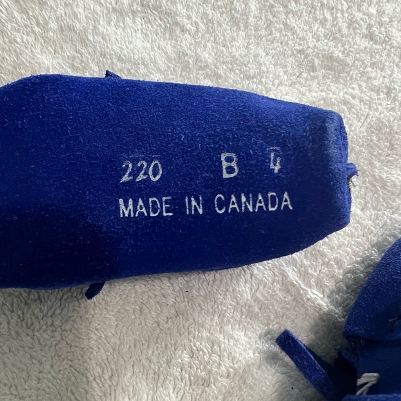 Newborn to 6 months handmade moccasins - Picture 5 of 7